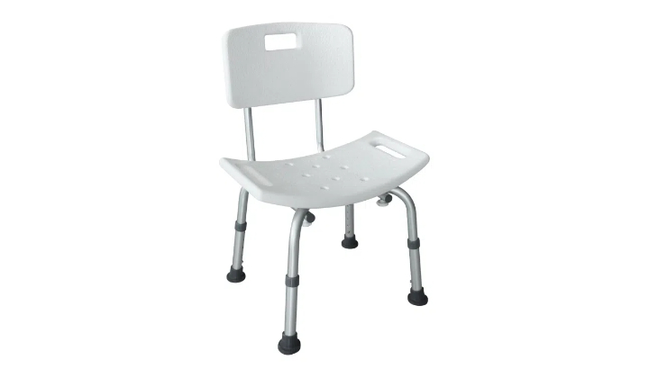 高度可调，带靠背设计，提供舒适支撑。